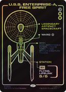 Image for U.S.S. Enterprise-A, Free Spirit (Showcase) (550) (Star Trek) (TRK) - Magic: The Gathering