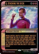 Image for Q, Stacking the Deck (Showcase) (Surge Foil) (517) (Star Trek) (TRK) - Magic: The Gathering