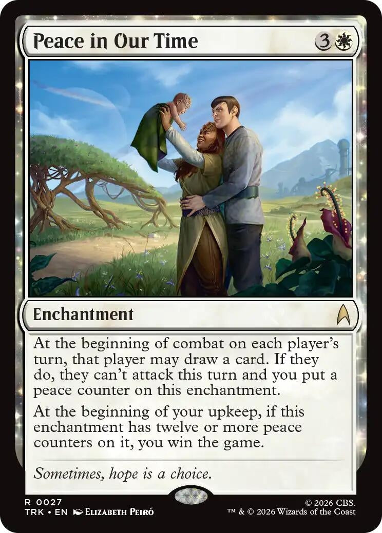Image for Peace in Our Time (27) (Star Trek) (TRK) - Magic: The Gathering