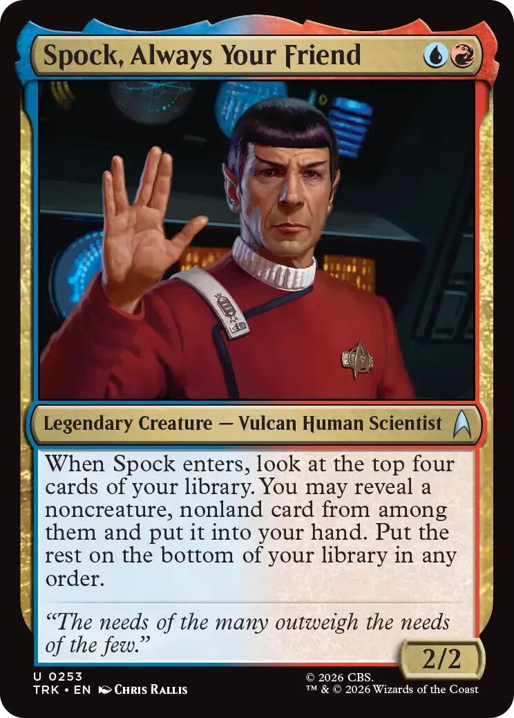 Image for Spock, Always Your Friend (253) (Star Trek) (TRK) - Magic: The Gathering