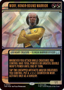 Image for Worf, Honor-Bound Warrior (Showcase) (0524) (Surge Foil) (524) (Star Trek) (TRK) - Magic: The Gathering