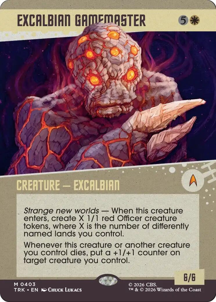 Image for Excalbian Gamemaster (Showcase) (403) (Star Trek) (TRK) - Magic: The Gathering