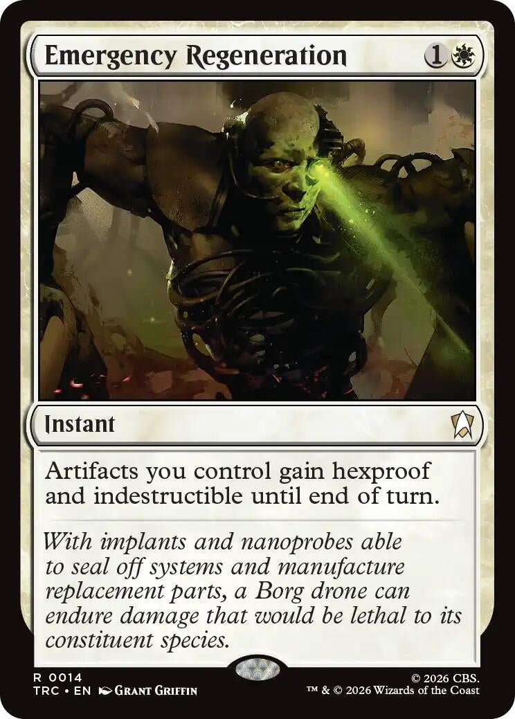 Image for Emergency Regeneration (14) (Commander: Star Trek) (TRC) - Magic: The Gathering
