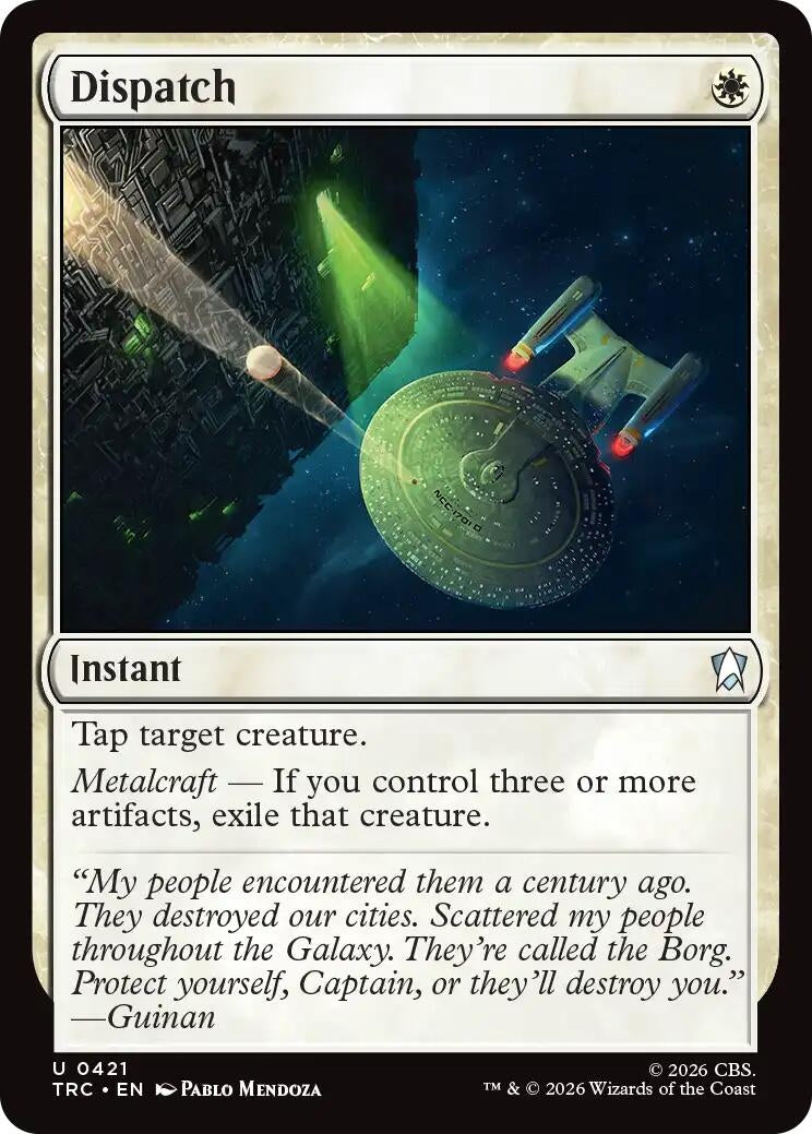 Image for Dispatch (421) (Commander: Star Trek) (TRC) - Magic: The Gathering