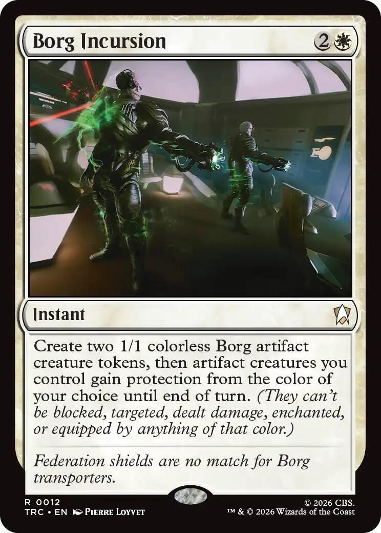 Image for Borg Incursion (Surge Foil) (12) (Commander: Star Trek) (TRC) - Magic: The Gathering