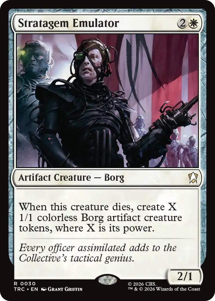 Image for Stratagem Emulator (Surge Foil) (30) (Commander: Star Trek) (TRC) - Magic: The Gathering