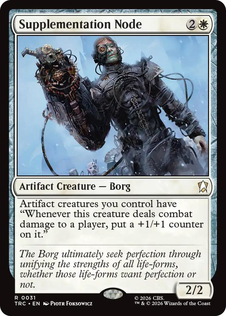 Image for Supplementation Node (Surge Foil) (31) (Commander: Star Trek) (TRC) - Magic: The Gathering