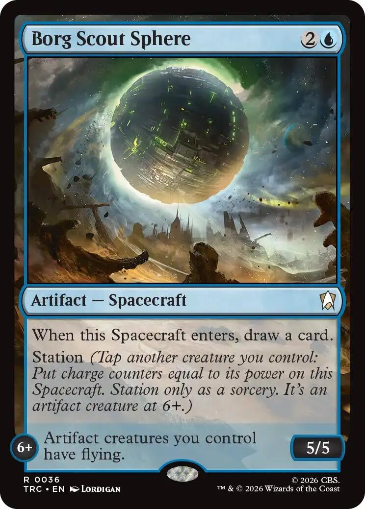 Image for Borg Scout Sphere (36) (Commander: Star Trek) (TRC) - Magic: The Gathering