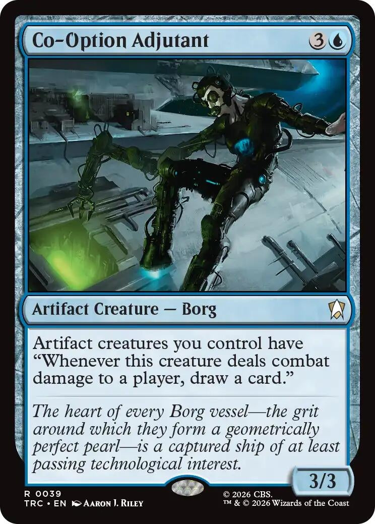 Image for Co-Option Adjutant (39) (Commander: Star Trek) (TRC) - Magic: The Gathering