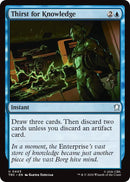 Image for Thirst for Knowledge (Surge Foil) (443) (Commander: Star Trek) (TRC) - Magic: The Gathering