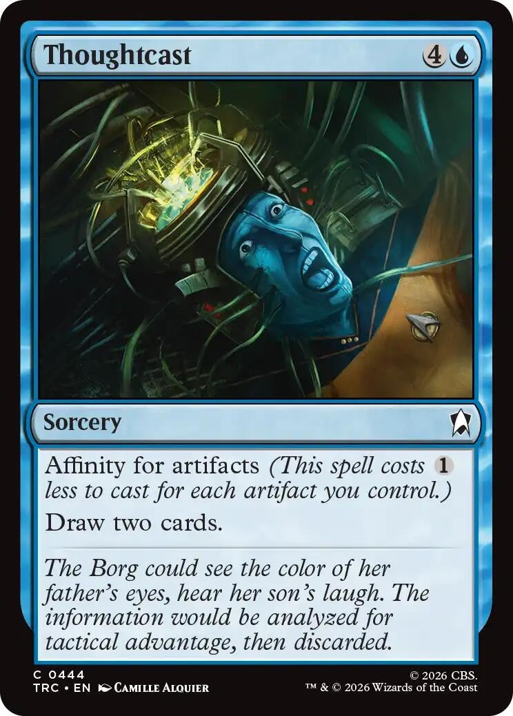 Image for Thoughtcast (Surge Foil) (444) (Commander: Star Trek) (TRC) - Magic: The Gathering