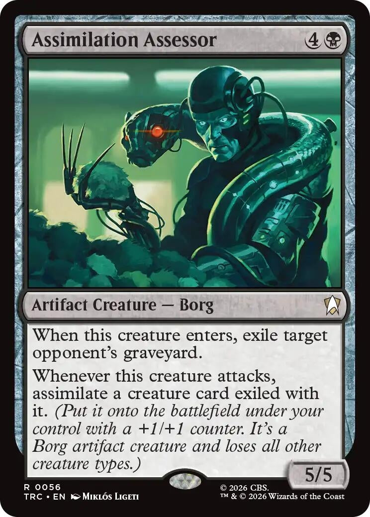 Image for Assimilation Assessor (56) (Commander: Star Trek) (TRC) - Magic: The Gathering