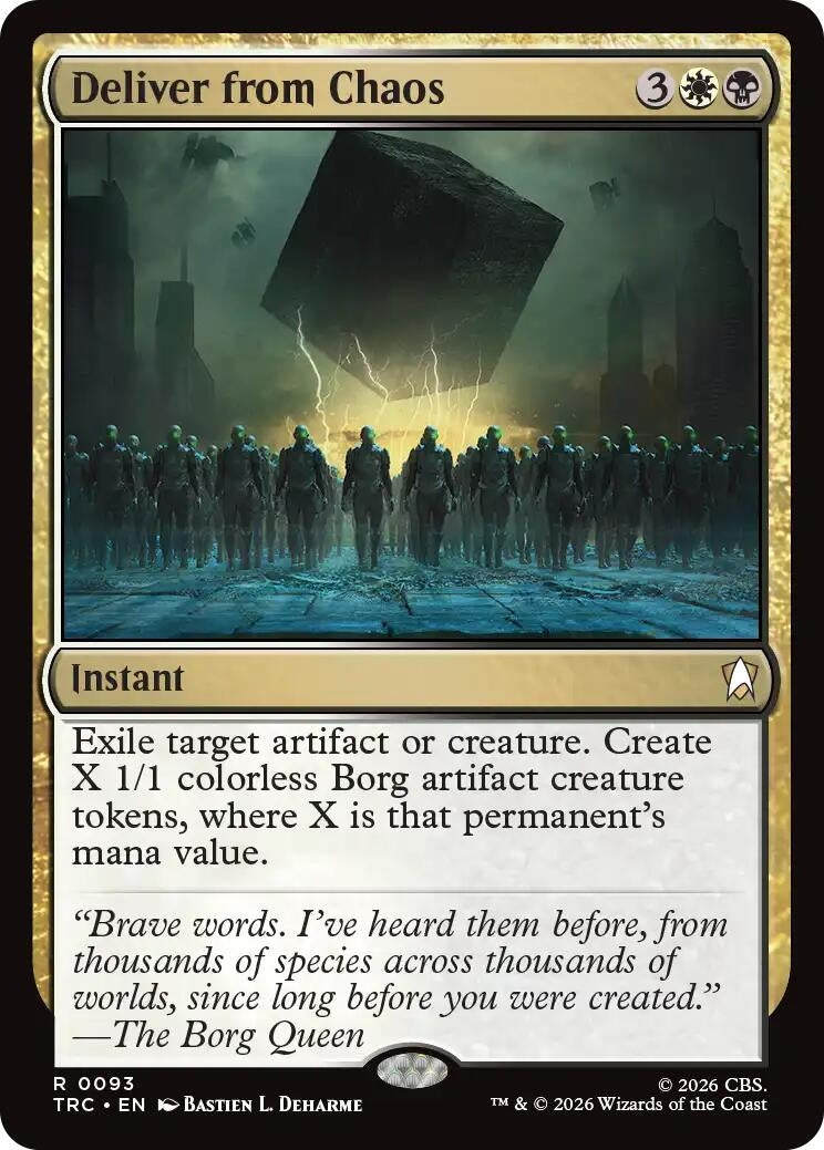 Image for Deliver from Chaos (93) (Commander: Star Trek) (TRC) - Magic: The Gathering