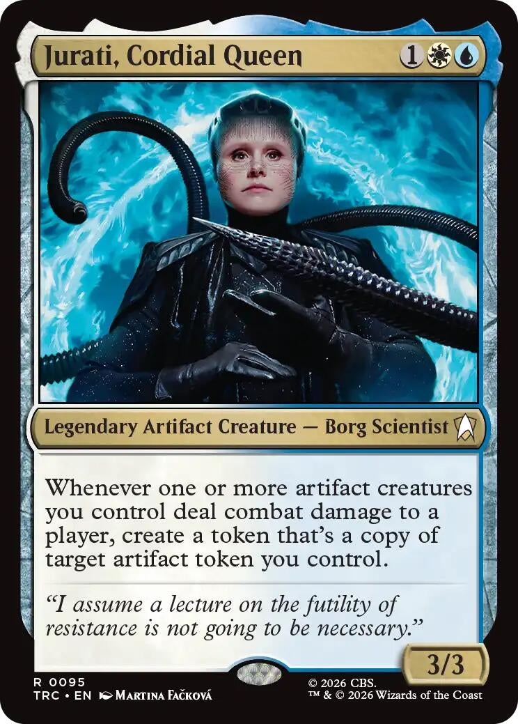 Image for Jurati, Cordial Queen (95) (Commander: Star Trek) (TRC) - Magic: The Gathering
