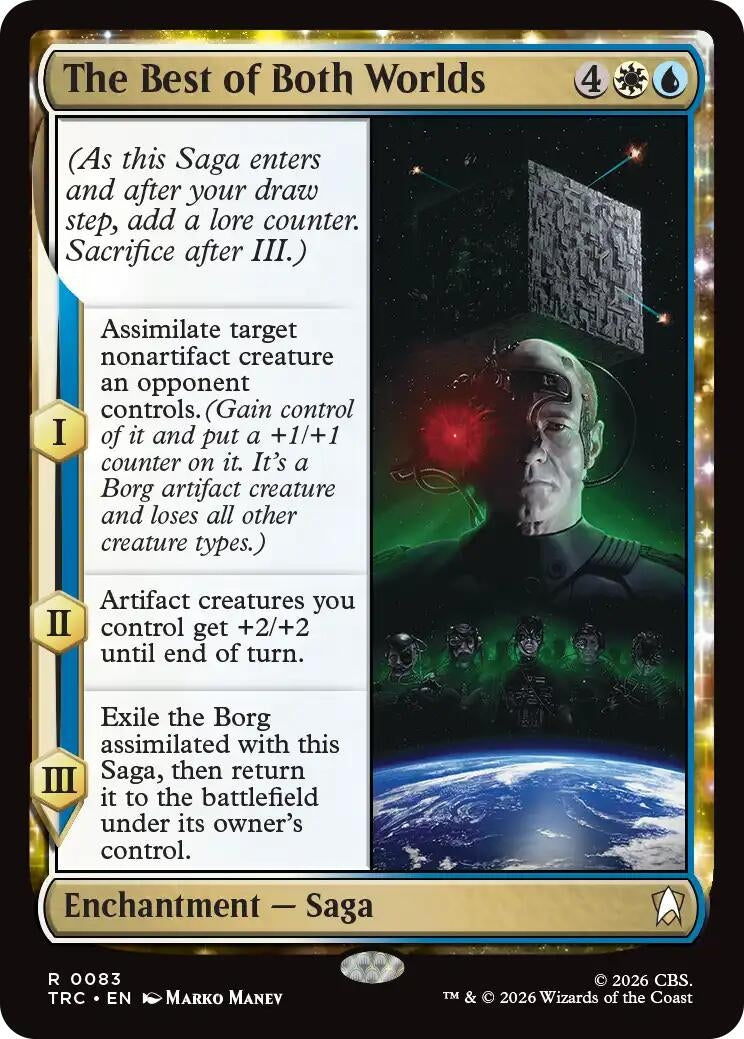 Image for The Best of Both Worlds (Surge Foil) (83) (Commander: Star Trek) (TRC) - Magic: The Gathering
