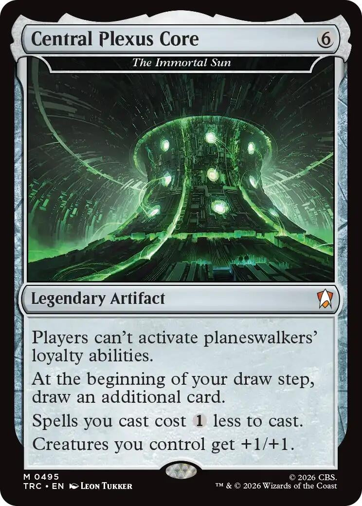 Image for Central Plexus Core - The Immortal Sun (495) (Commander: Star Trek) (TRC) - Magic: The Gathering