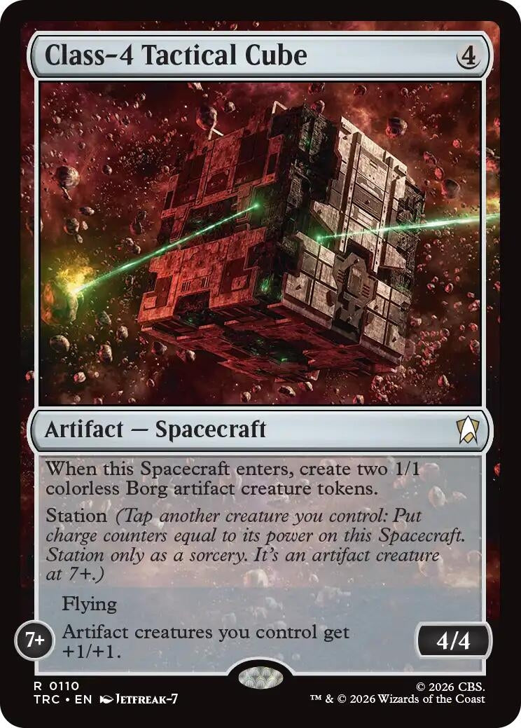 Image for Class-4 Tactical Cube (Surge Foil) (110) (Commander: Star Trek) (TRC) - Magic: The Gathering