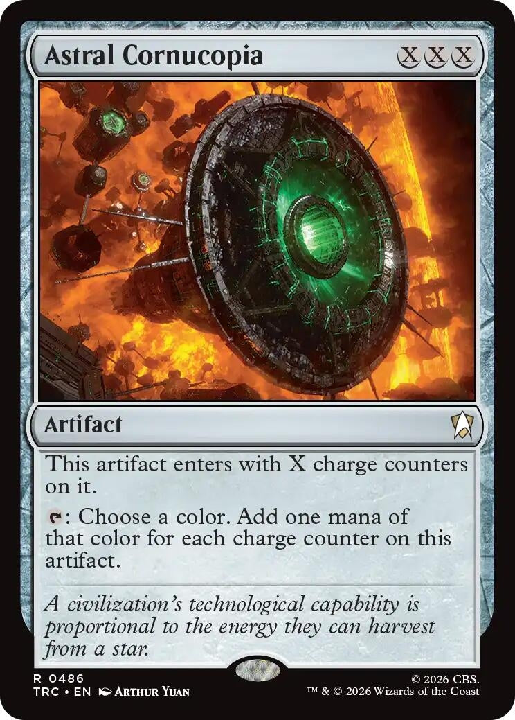 Image for Astral Cornucopia (Surge Foil) (486) (Commander: Star Trek) (TRC) - Magic: The Gathering