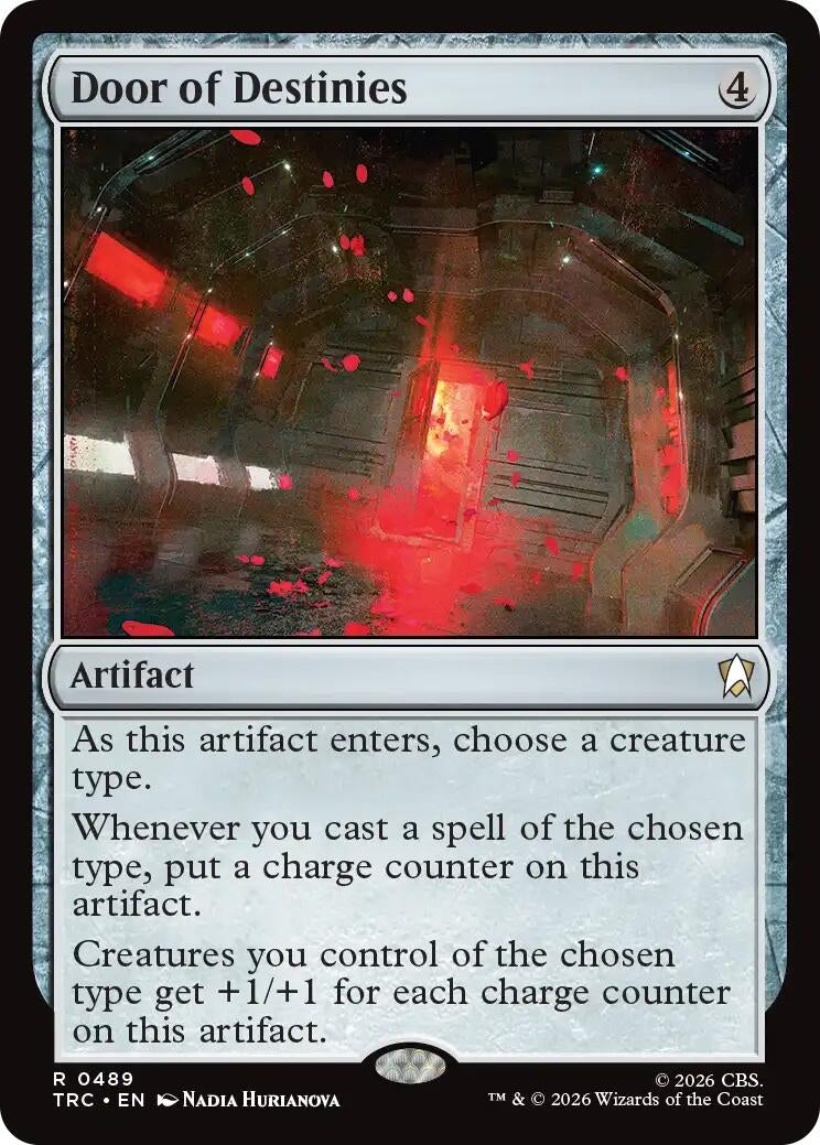 Image for Door of Destinies (Surge Foil) (489) (Commander: Star Trek) (TRC) - Magic: The Gathering