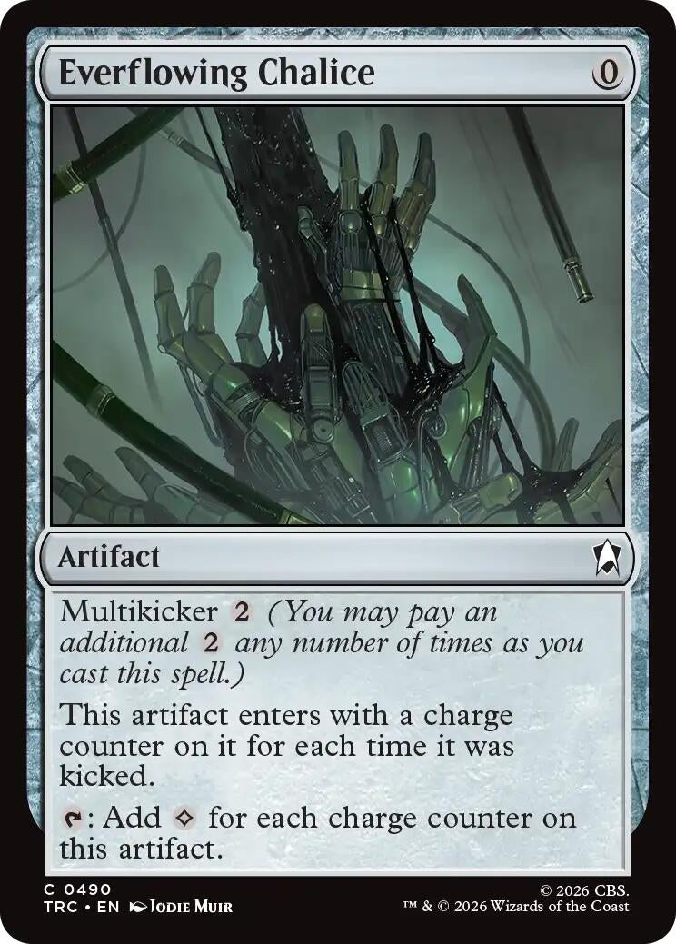 Image for Everflowing Chalice (Surge Foil) (490) (Commander: Star Trek) (TRC) - Magic: The Gathering