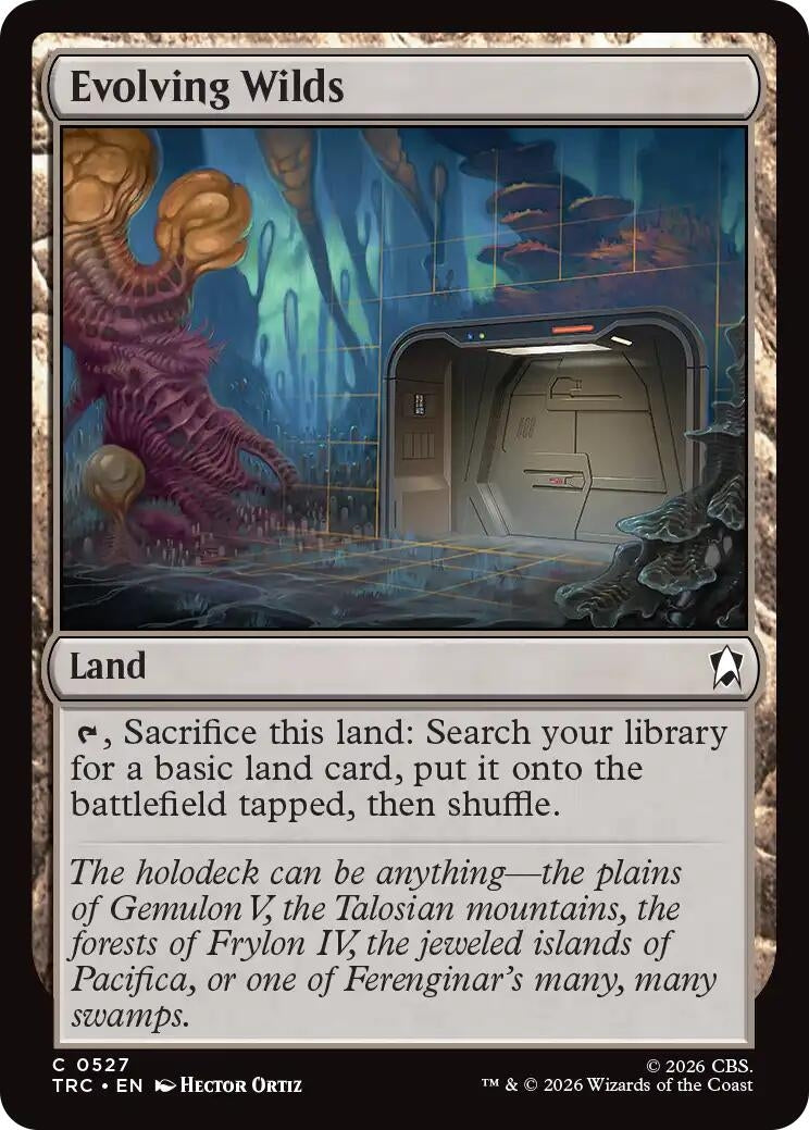 Image for Evolving Wilds (527) (Commander: Star Trek) (TRC) - Magic: The Gathering