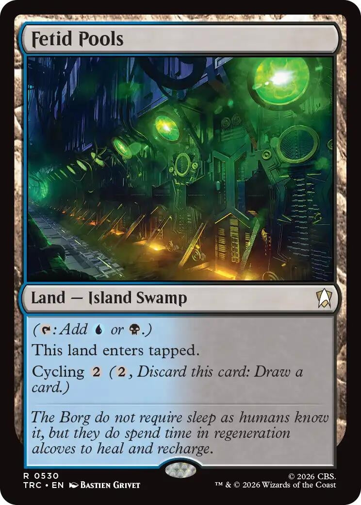 Image for Fetid Pools (530) (Commander: Star Trek) (TRC) - Magic: The Gathering