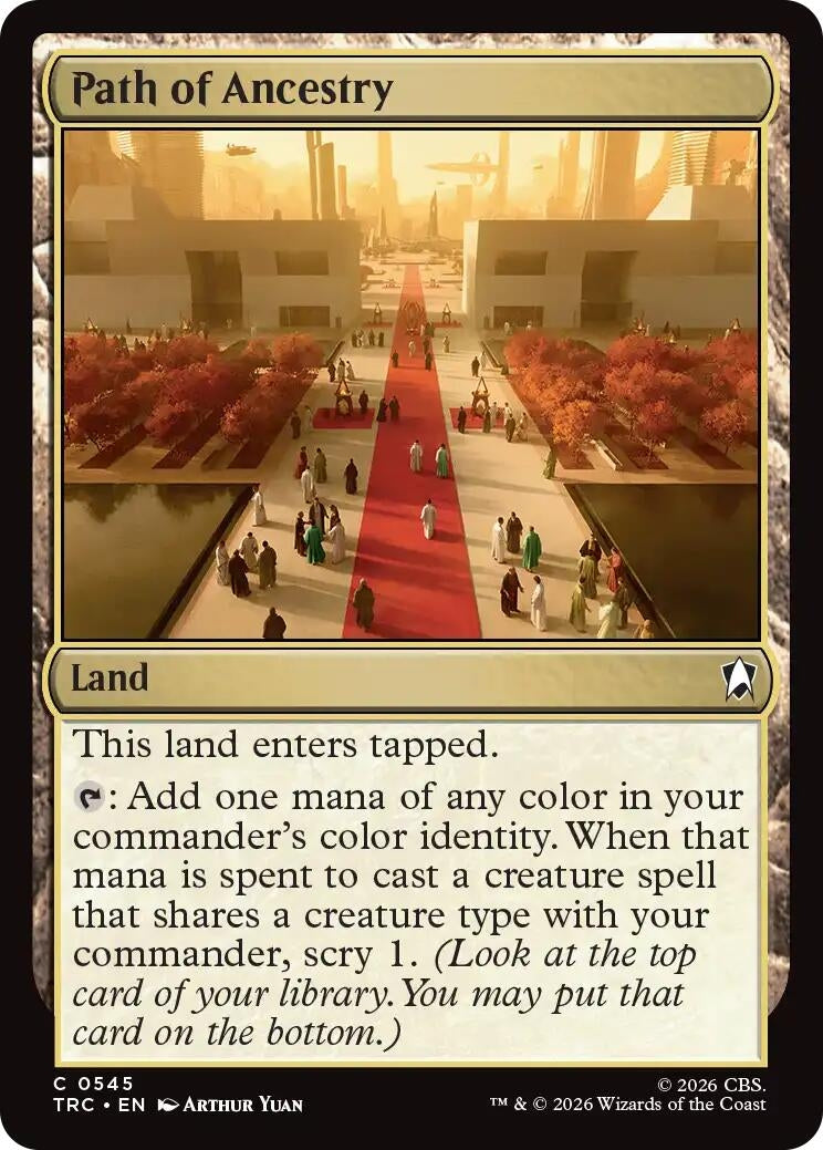 Image for Path of Ancestry (545) (Commander: Star Trek) (TRC) - Magic: The Gathering