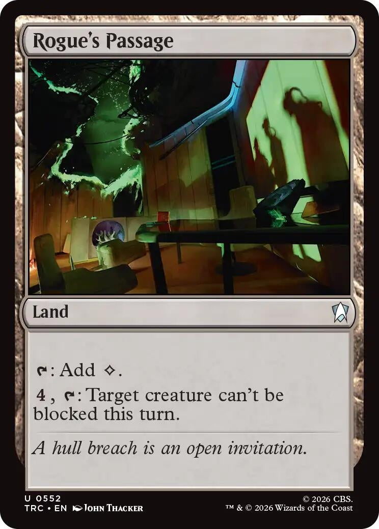Image for Rogue's Passage (552) (Commander: Star Trek) (TRC) - Magic: The Gathering