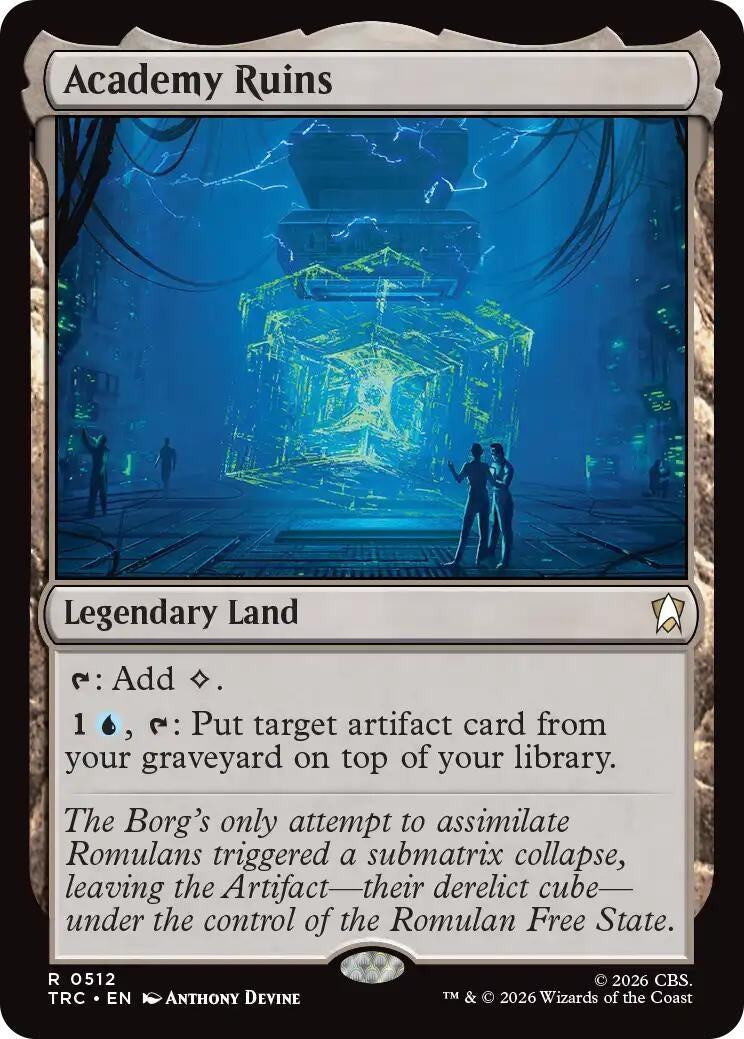 Image for Academy Ruins (Surge Foil) (512) (Commander: Star Trek) (TRC) - Magic: The Gathering