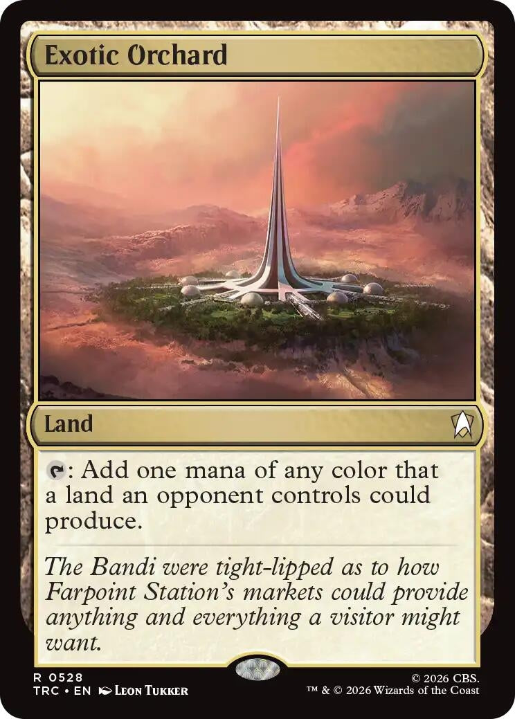 Image for Exotic Orchard (Surge Foil) (528) (Commander: Star Trek) (TRC) - Magic: The Gathering