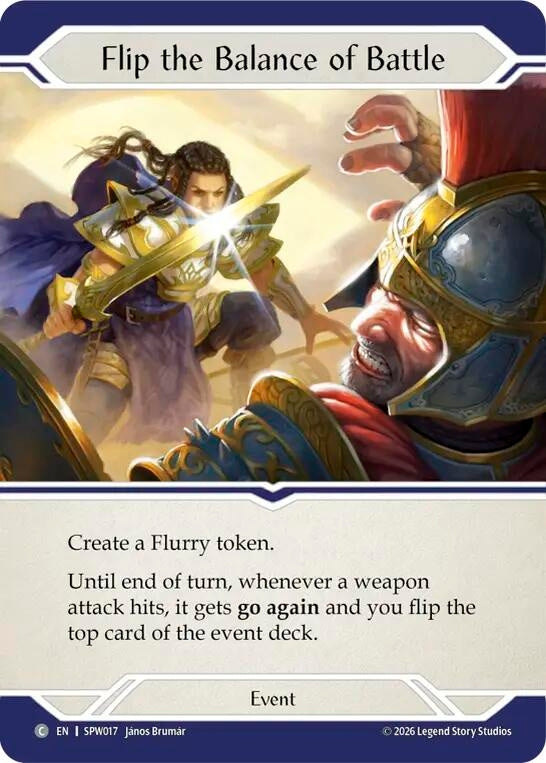 Image for Flip the Balance of Battle (SPW017) (Smash Palace: Chorus of Steel) (SPW) - Flesh and Blood TCG