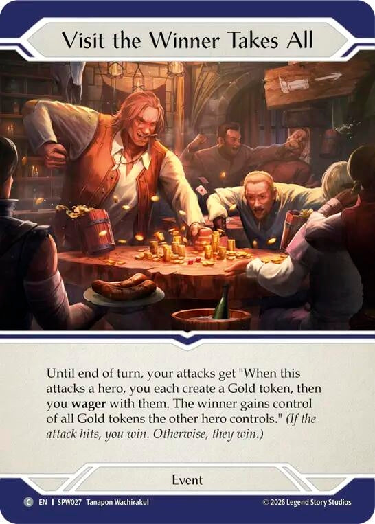 Image for Visit the Winner Takes All (SPW027) (Smash Palace: Chorus of Steel) (SPW) - Flesh and Blood TCG