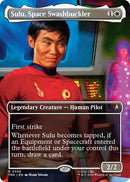 Image for Sulu, Space Swashbuckler (Borderless) (356) (Star Trek) (TRK) - Magic: The Gathering