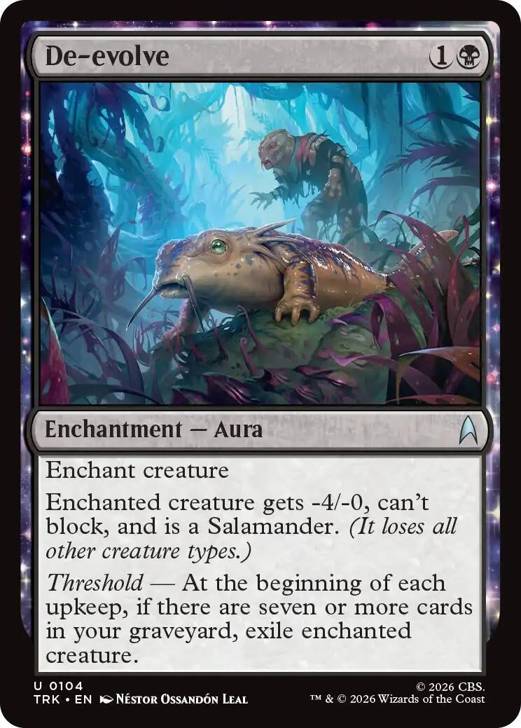 Image for De-evolve (104) (Star Trek) (TRK) - Magic: The Gathering