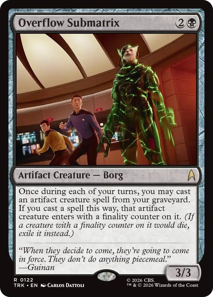 Image for Overflow Submatrix (122) (Star Trek) (TRK) - Magic: The Gathering