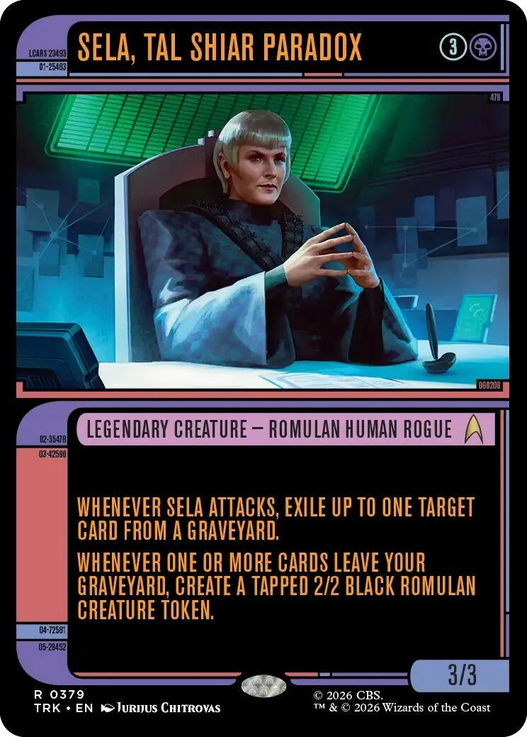 Image for Sela, Tal Shiar Paradox (Showcase) (379) (Star Trek) (TRK) - Magic: The Gathering
