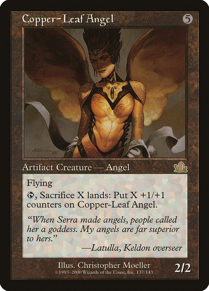 Copper Leaf Angel (137) [PCY]