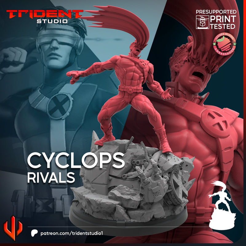 CYCLOPS RIVALS - Marvel MCP-Compatible 40mm Resin Miniature