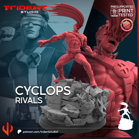 CYCLOPS RIVALS - Marvel MCP-Compatible 40mm Resin Miniature