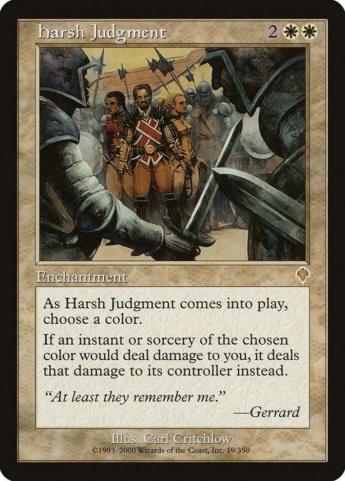 Harsh Judgment (19) [INV]