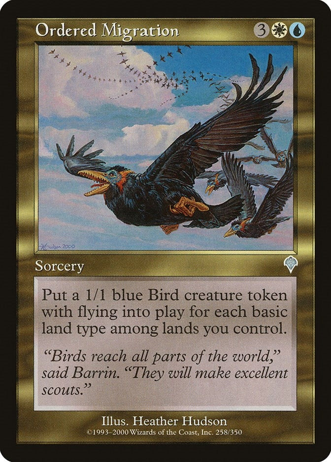 Ordered Migration (258) [INV]