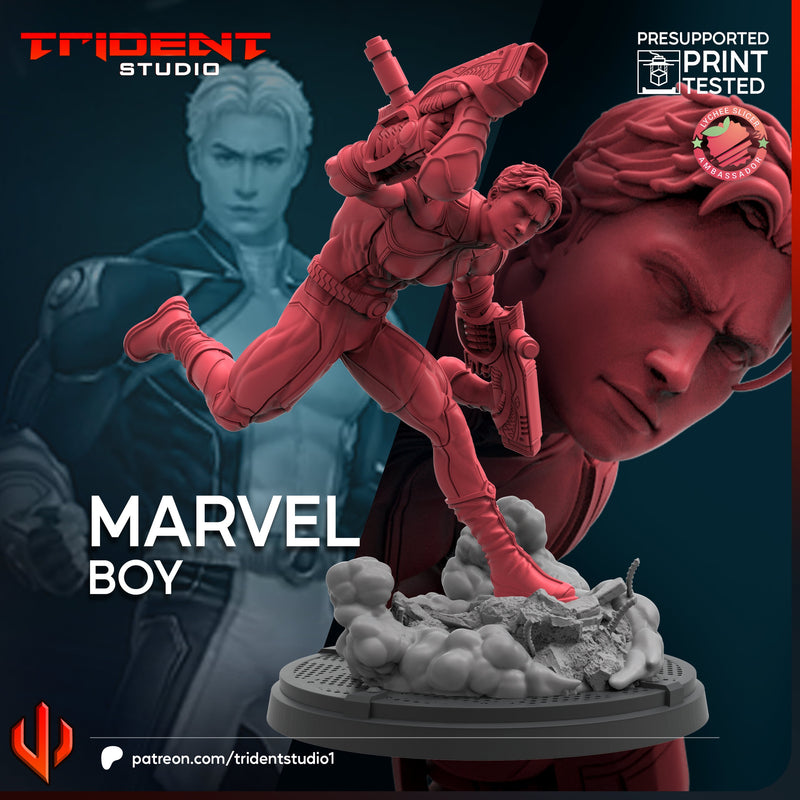 MARVEL BOY - Marvel MCP-Compatible 40mm Resin Miniature