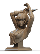 Soi Fon Resin Bust - view 1