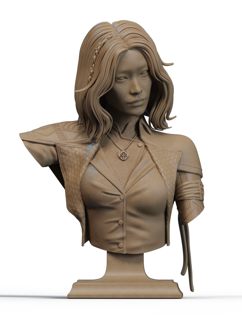 Lune Resin Bust - view 2