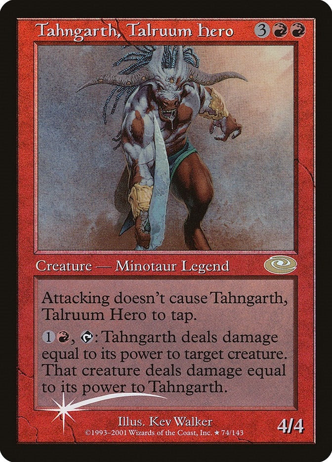 Tahngarth Talruum Hero Alt Art Foil (74) [PLS]