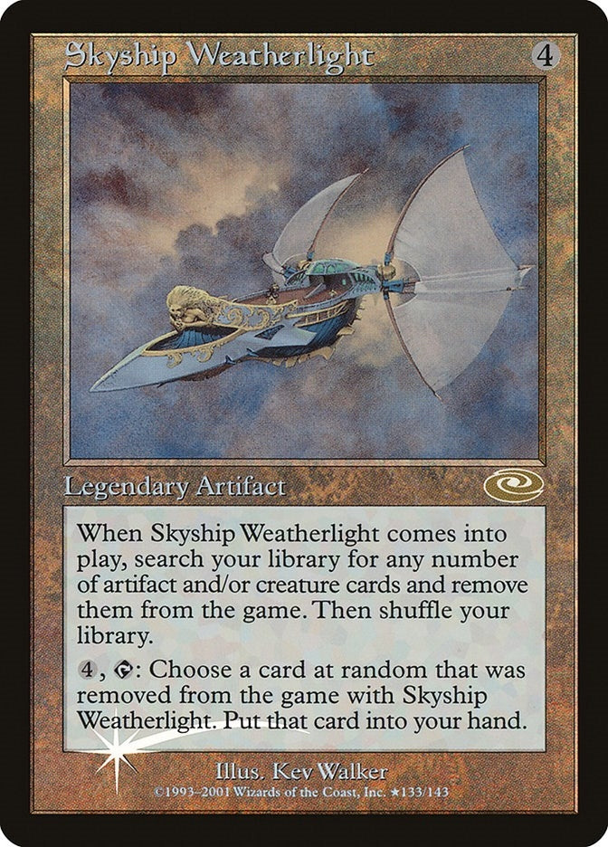 Skyship Weatherlight Alt Art Foil (135) [PLS]