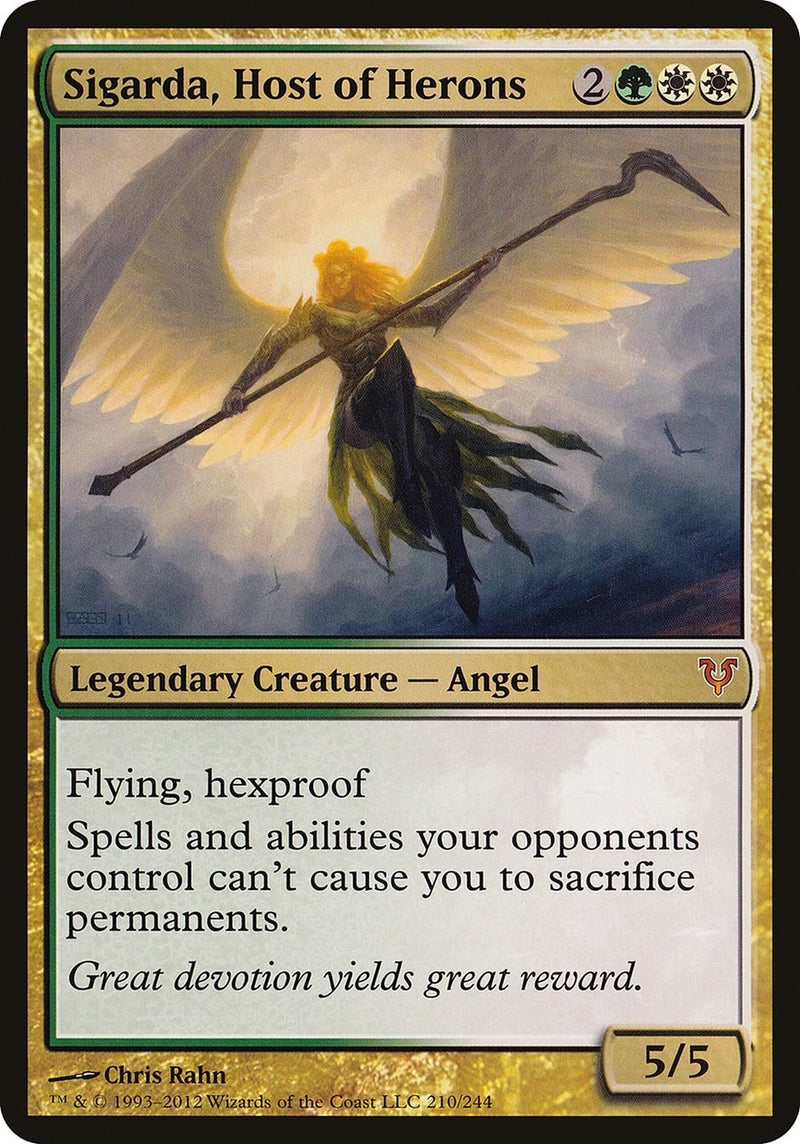 Sigarda Host of Herons Avacyn Restored (210) [OVER]