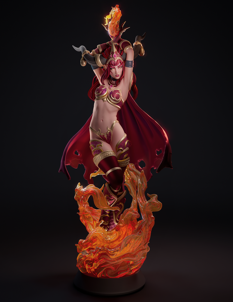 Alexstrasza Resin Statue - view 2