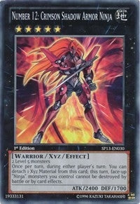 Number 12 Crimson Shadow Armor Ninja (SP13-EN030)