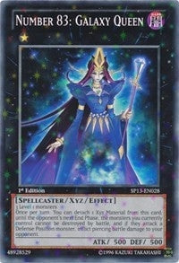 Number 83 Galaxy Queen Starfoil (SP13-EN028)